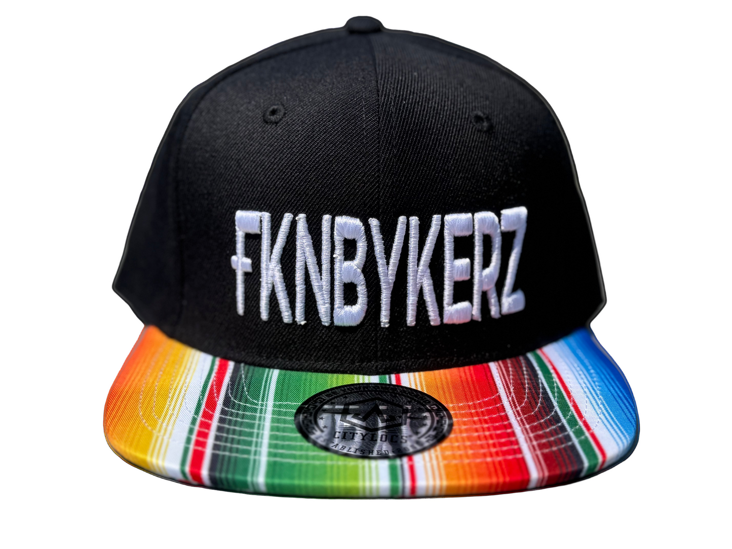 Limited Snapback FKNBYKERZ Serape Hat