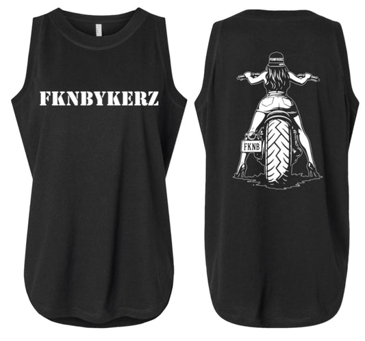 New Female FKNBYKERZ, Tank Top, Motorcycle